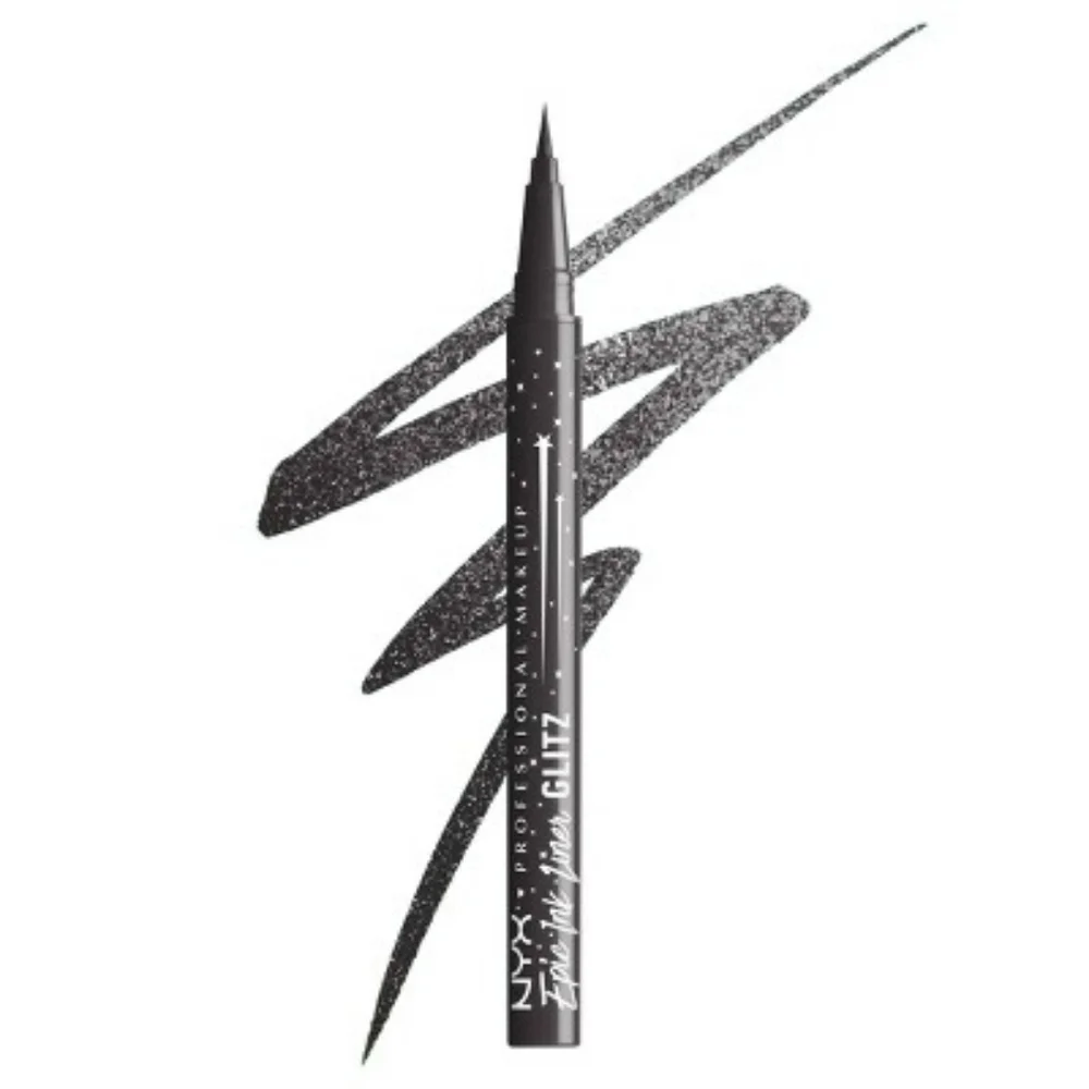 5 x NYX Makeup Epic Wear Glitz Metallic Liquid Eyeliner Graphite Glitz